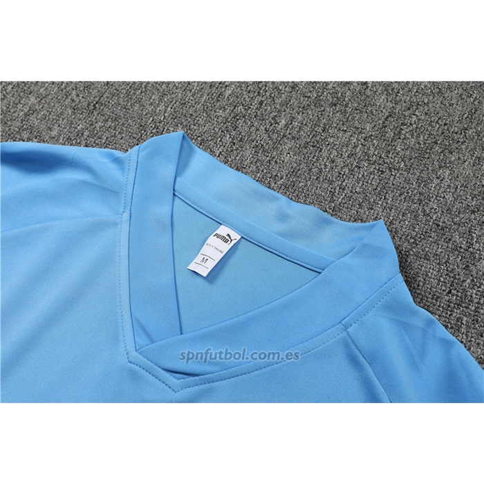 Chandal del Manchester City Manga Corta 2022-2023 Azul - Pantalon Corto